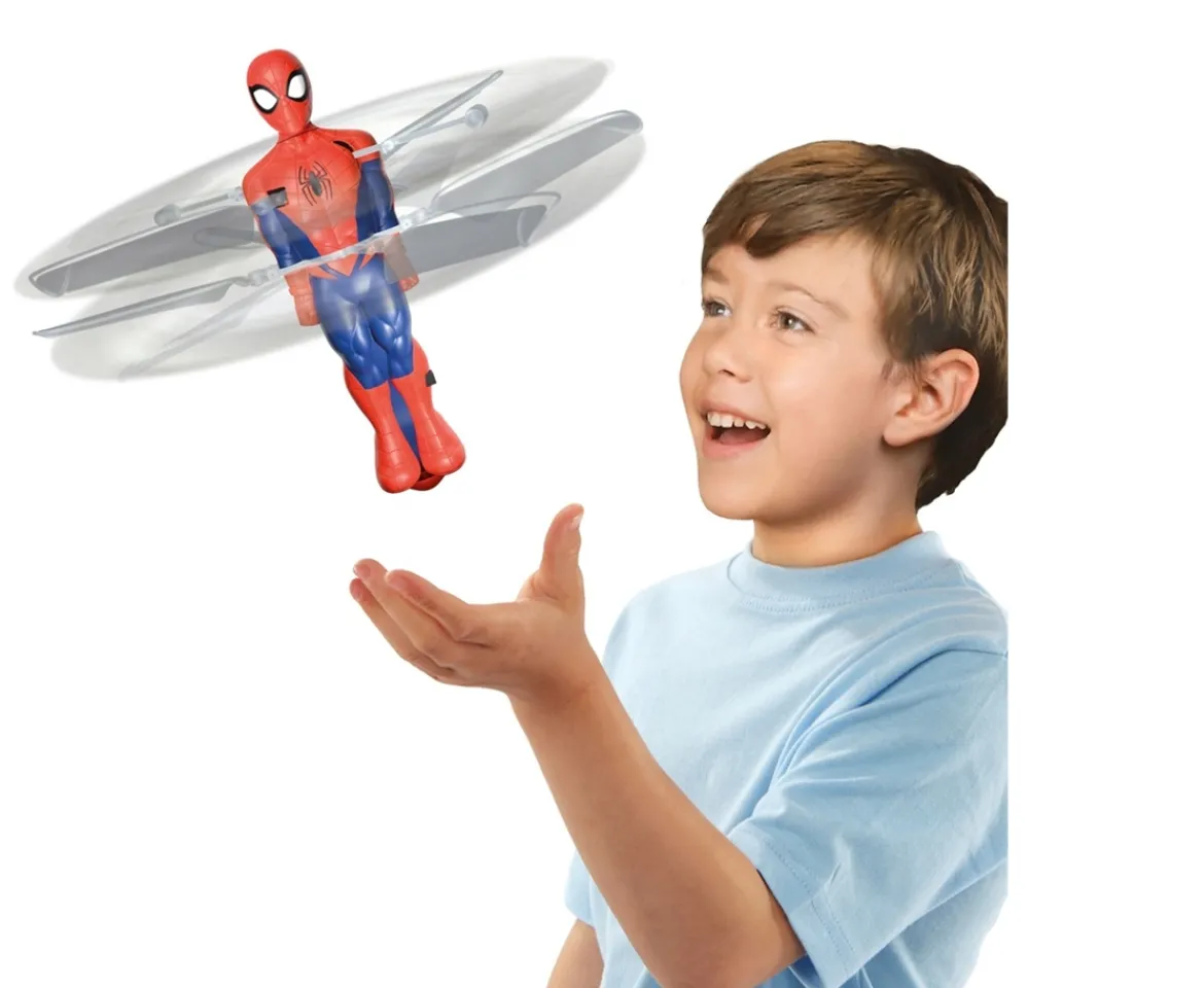 Ken Black Flying Heroes Hover n' Spin Spider-Man| Building & Vehicle Toys