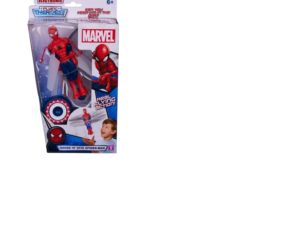 Ken Black Flying Heroes Hover n' Spin Spider-Man| Building & Vehicle Toys