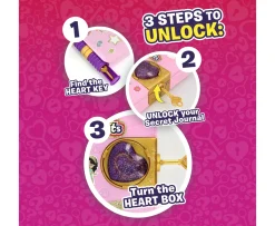 Ken Black FunLockets Secret Journal Glitter Edition| Art & Crafts