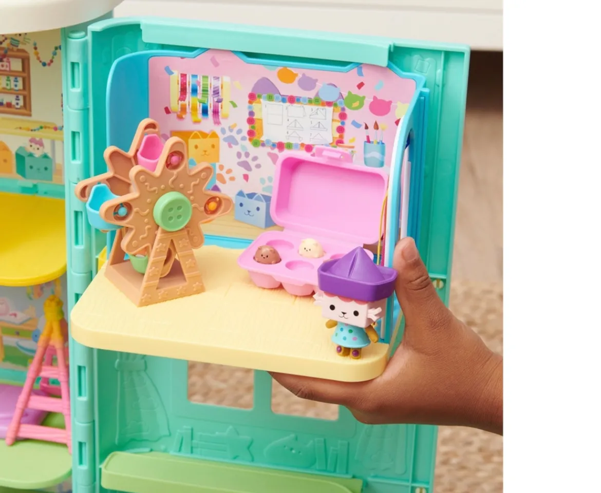 Ken Black Gabby’s Dollhouse Baby Box Cat Craft-a-Riffic Room| Preschool & Electronic Learning