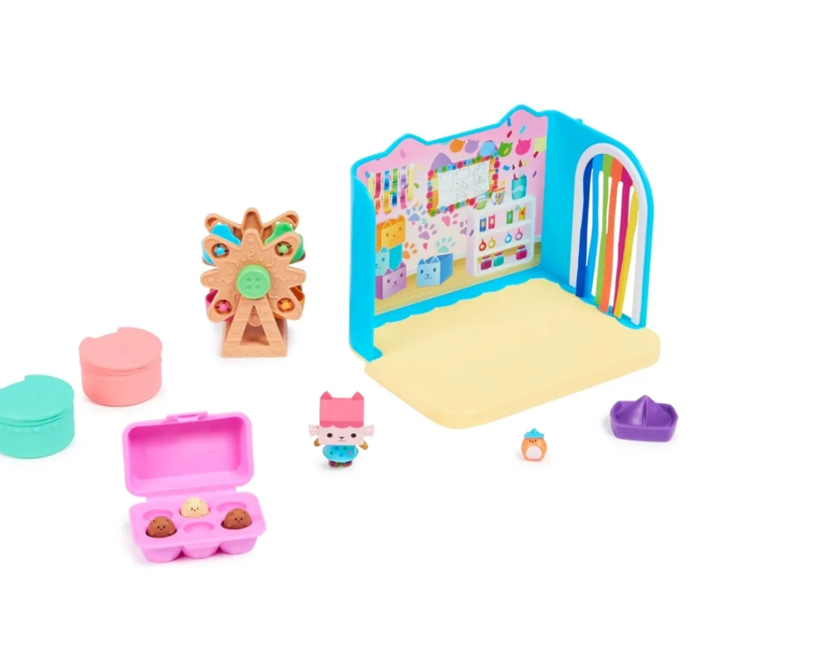 Ken Black Gabby’s Dollhouse Baby Box Cat Craft-a-Riffic Room| Preschool & Electronic Learning