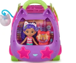 Ken Black Gabby’s Dollhouse Celebration Party Bus Playset with Gabby & DJ Catnip Figures and Accessories| Preschool & Electronic Learning