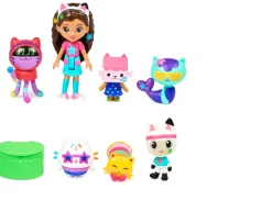 Ken Black Gabby’s Dollhouse Dance Party Theme Figure Set with a Gabby Doll Figure| Preschool & Electronic Learning
