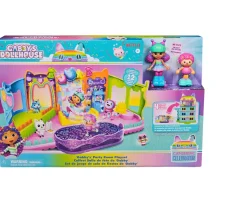 Ken Black Gabby's Dollhouse Party Room Playset| Preschool & Electronic Learning