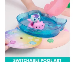 Ken Black Gabby’s Dollhouse, Purr-ific Pool Playset with Gabby and MerCat Figures| Preschool & Electronic Learning