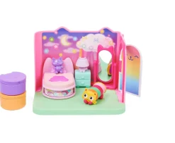 Ken Black Gabby’s Dollhouse Sweet Dreams Bedroom with Cat Figure and Accessories| Preschool & Electronic Learning