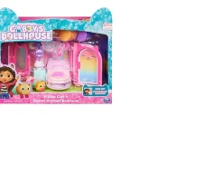 Ken Black Gabby’s Dollhouse Sweet Dreams Bedroom with Cat Figure and Accessories| Preschool & Electronic Learning