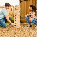 Ken Black Giant Wooden Tumbling Tower Blocks| Garden Games