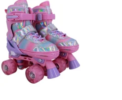 Ken Black Glitter Glow Quad Skates 13-2| Roller Skates