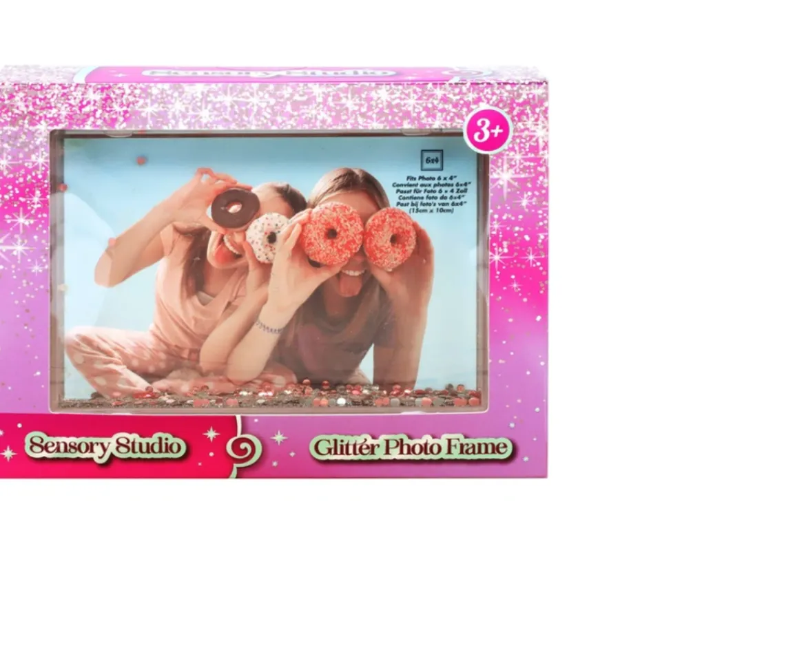 Ken Black Glitter Photo frame - Medium| Art & Crafts