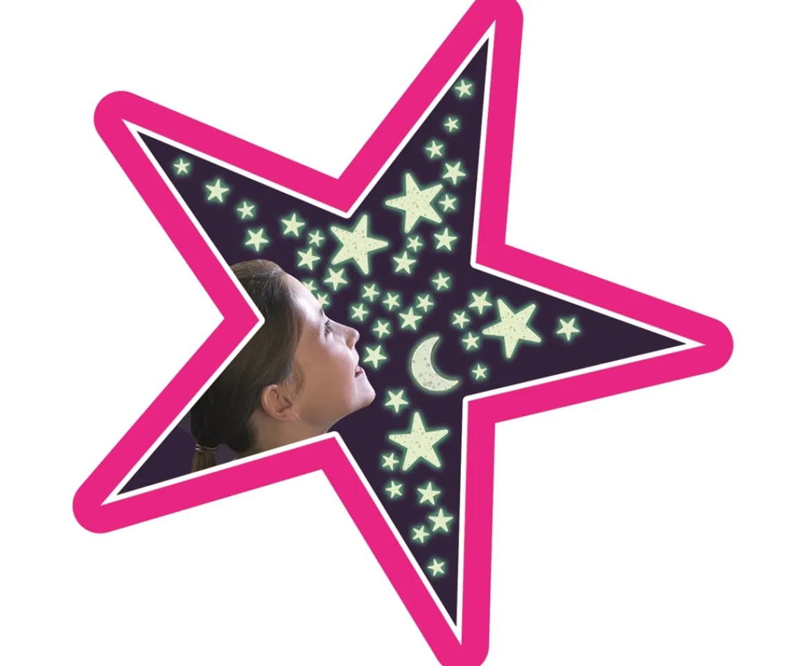 Ken Black Glow Glitter Stars| Art & Crafts