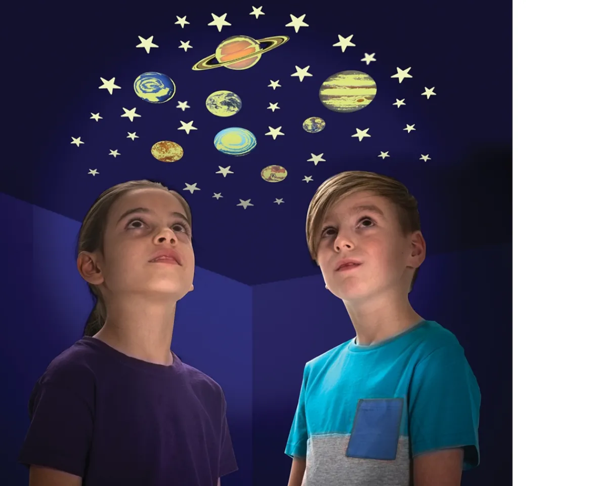 Ken Black Glow Stars & Planets| Art & Crafts