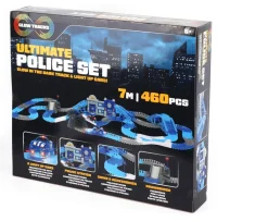 Ken Black Glow Tracks Ultimate Police Set| Building & Vehicle Toys