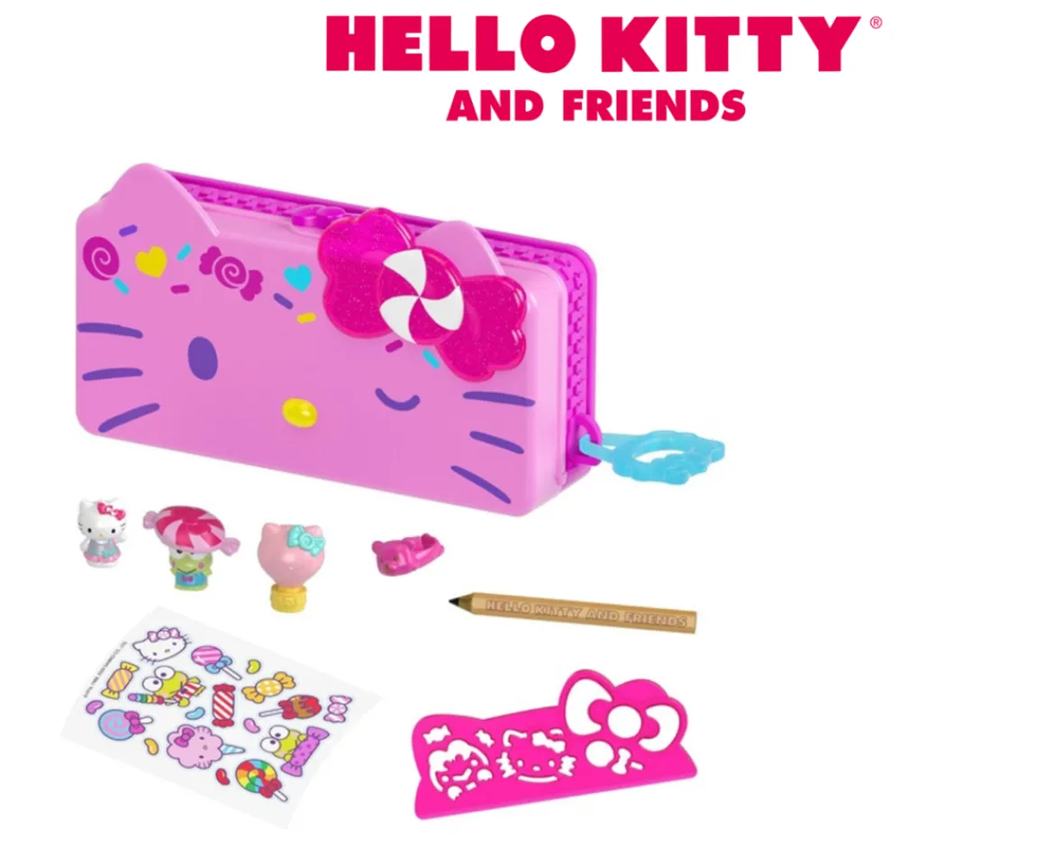 Ken Black Hello Kitty Mini Pencil Candy Carnival Playset| Art & Crafts