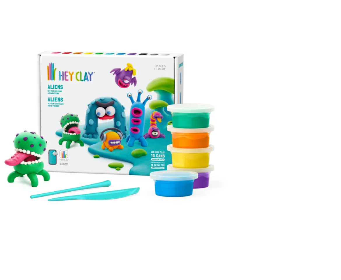 Ken Black Hey Clay Aliens 15 Can Set| Art & Crafts