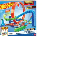 Ken Black Hot Wheels Action Loop Cyclone Challenge Track Set| Hot Wheels|Building & Vehicle Toys