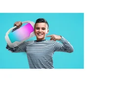 Ken Black iDance Cyclone 400x Bluetooth Party Speaker with Disco Lights| Music & Karaoke