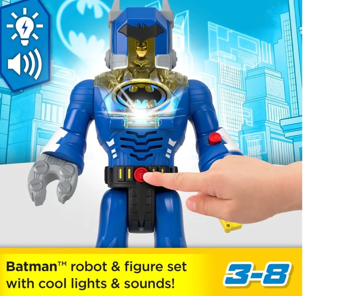 Ken Black Imaginext DC Batman Insider & Exo Suit| Preschool & Electronic Learning