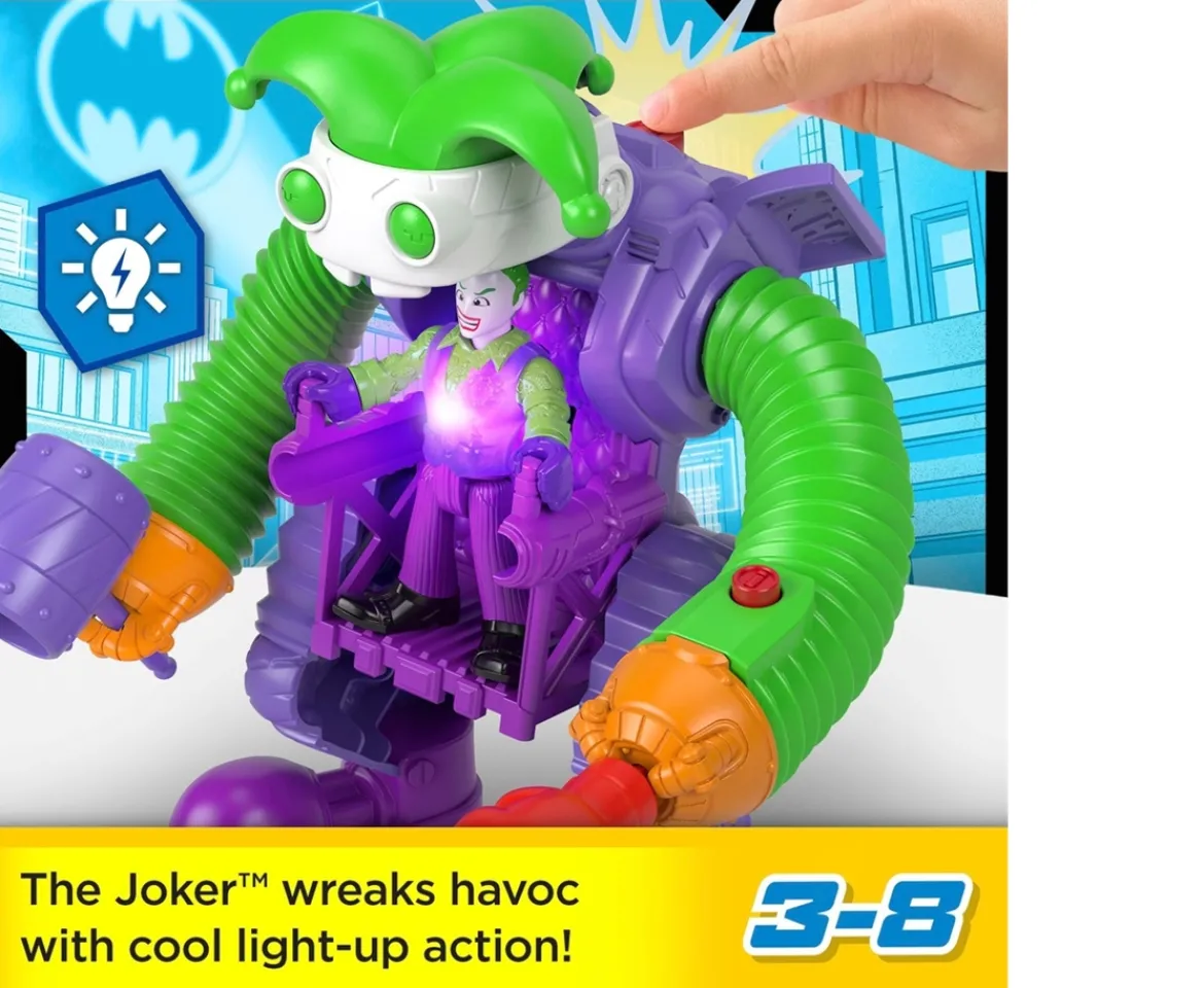 Ken Black Imaginext DC Super Friends the Joker Battling Robot| Preschool & Electronic Learning|Action Figures & Playsets