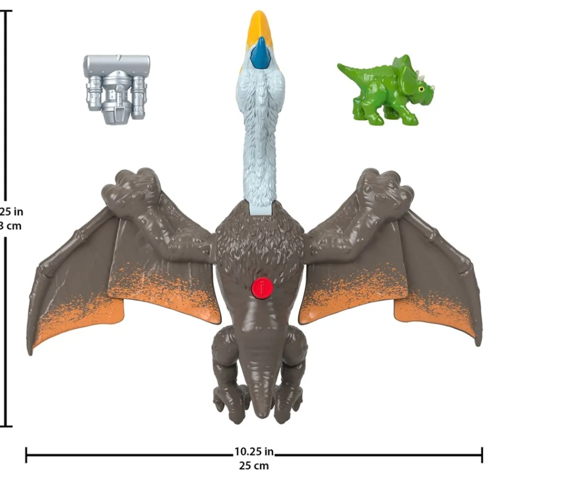 Ken Black Imaginext Jurassic World Dominion Quetzal Dinosaur| Preschool & Electronic Learning