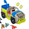 Ken Black Imaginext Jurassic World Track & Transport Dinosaur Truck Playset| Preschool & Electronic Learning