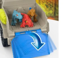 Ken Black Imaginext Jurassic World Track & Transport Dinosaur Truck Playset| Preschool & Electronic Learning