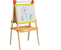 Ken Black 2-in-1 Wooden Easel with Accessories| Art & Crafts|Wooden Toys