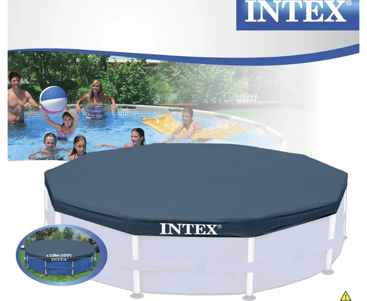 Ken Black Intex 10ft Metal Pool Cover| Pools & Sand Pits