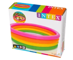 Ken Black Intex Sunset Glow 4 Ring Pool| Pools & Sand Pits