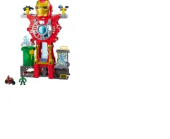 Ken Black Iron Man Headquarters Playskool Heroes Marvel Super Hero Adventures| Action Figures & Playsets