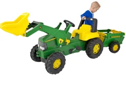 Ken Black John Deere Large Tractor with Loader and Trailer| Tractors