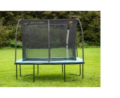 Ken Black Jump Power 10 x 7.5ft Rectangular Trampoline & Enclosure| Trampolines