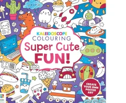 Ken Black Kaleidoscope Square Colouring Books: Super Cute Fun| Art & Crafts