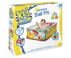 Ken Black Kid Active Zebra Pop Up Sensory Ball Pit| Baby Play
