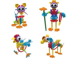 Ken Black Kid K'NEX - Farmin' Friends 61 Pc/ 20 Model Building Set| Preschool & Electronic Learning