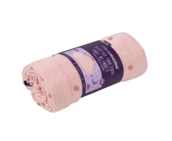 Ken Black Knitted Pom Pom Baby Blanket 80x100 cm - Pink| Nursery Furniture & Bedding