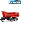 Ken Black Krampe Halfpipe Tipping Trailer| Bruder|Farm Model Vehicles & Playsets