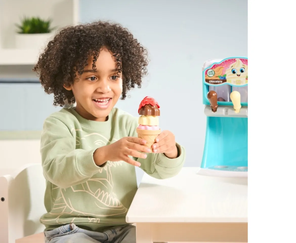 Ken Black LeapFrog Count & Swirl Ice Cream Maker| Preschool & Electronic Learning