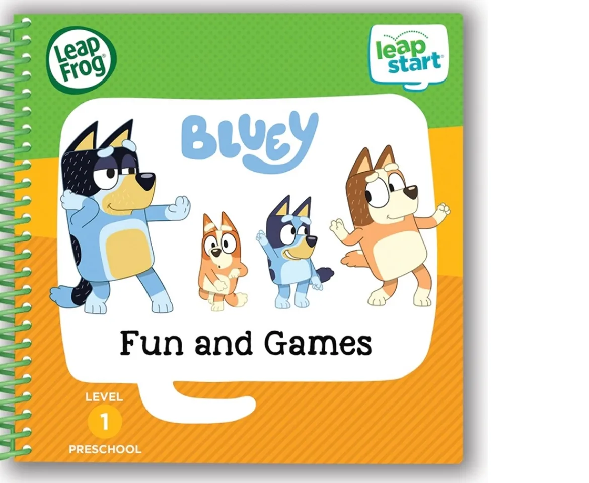 Ken Black LeapFrog LeapStart Bluey Fun and Games| Preschool & Electronic Learning