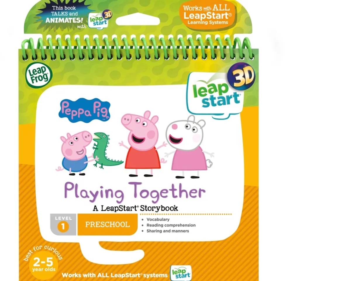 Ken Black LeapFrog LeapStart Peppa Pig 3D Story Book| Preschool & Electronic Learning