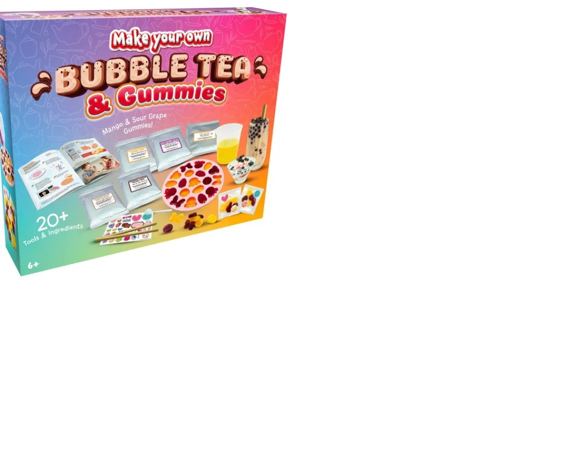 Ken Black Make Your Own Bubble Tea & Gummies Edible Kit| Art & Crafts