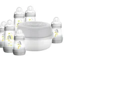 Ken Black MAM Easy Start Bottle and Microwave Steriliser Set| MAM|Highchairs