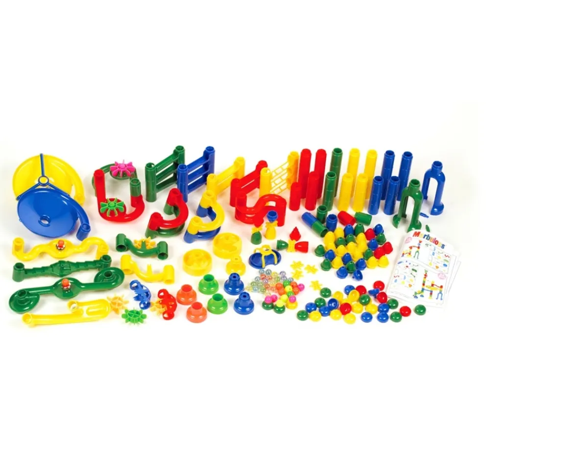 Ken Black Marbulous Marble Run 220 Piece Construction Set| Building & Vehicle Toys