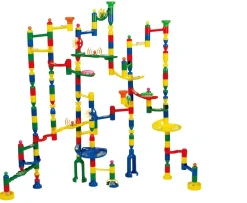 Ken Black Marbulous Marble Run 220 Piece Construction Set| Building & Vehicle Toys