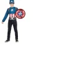 Ken Black Marvel Captain America Medium Costume Top Set with Shield and Mask| Imaginative Play