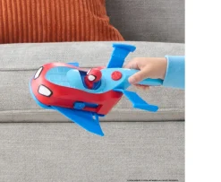 Ken Black MARVEL Spidey and His Amazing Friends Spidey Team Split Racer - 8.5-Inch Three-in-One Vehicle with W| Preschool & Electronic Learning