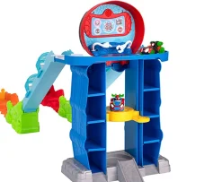 Ken Black MARVEL Spidey and His Amazing Friends Spidey’s Mega Jump HQ Track - 39-Inch Dual Race Track with Ele| Preschool & Electronic Learning