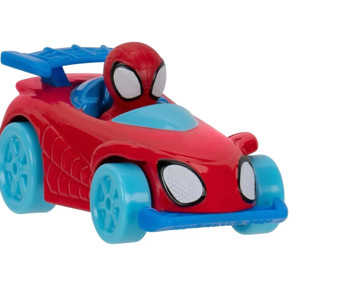 Ken Black MARVEL Spidey and His Amazing Friends Amazing Metals Super Loop Track Set - 28-Inch Race Track with| Preschool & Electronic Learning|Action Figures & Playsets