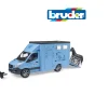 Ken Black Mb Sprinter Animal Transporter W/1 Horse| Bruder|Farm Model Vehicles & Playsets