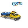 Ken Black Mb Sprinter Transporter W/Light & Sound| Bruder|Farm Model Vehicles & Playsets